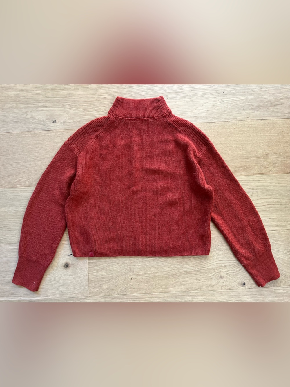 lululemon athletica Rust Red Turtleneck Sweater